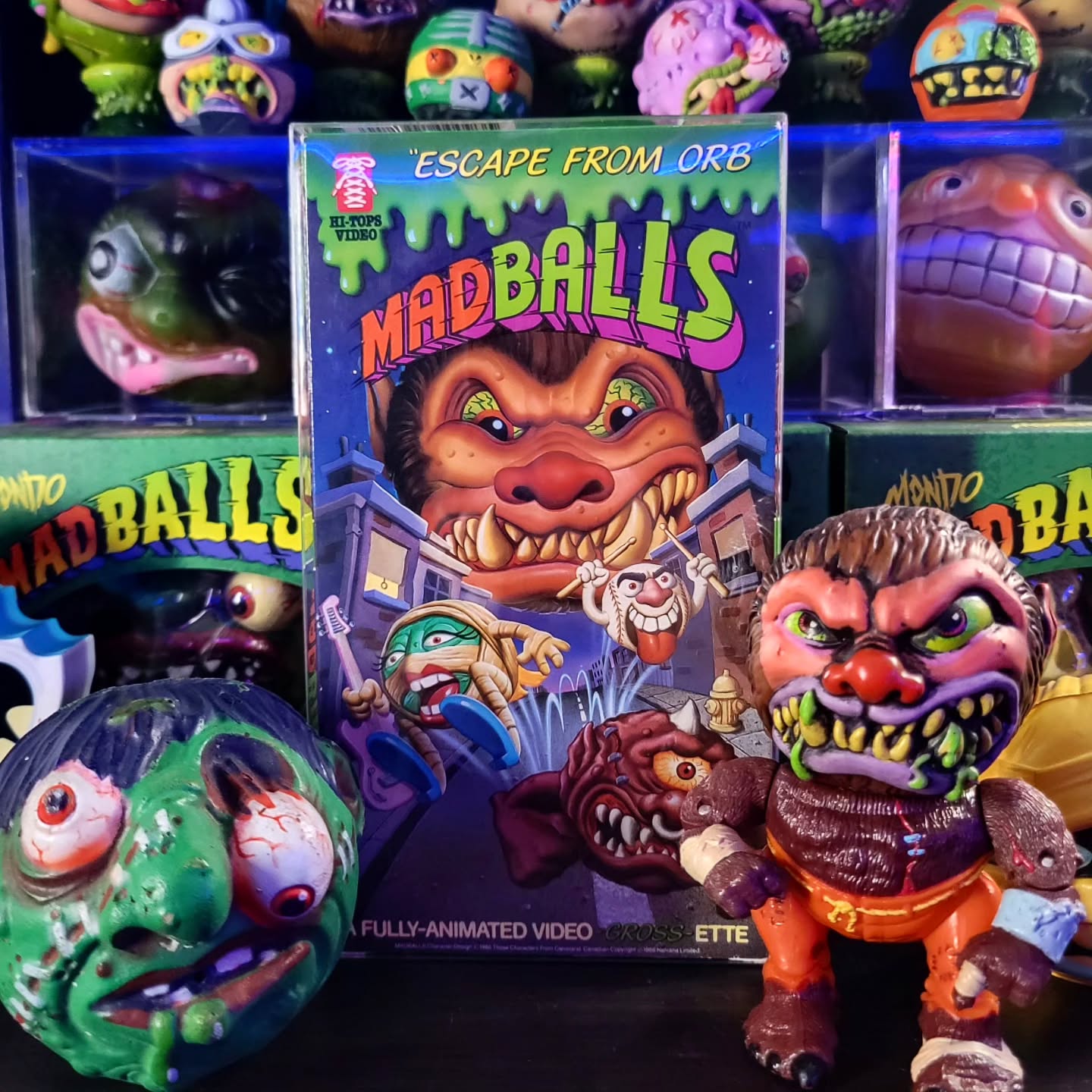 So incredibly fortunate to be in the right place at the right time to find this minty copy of the MADBALLS cartoon VHS at the @chicagotoyshow. 👀

#vintagetoys #madball #madballs #bootleg #bootlegtoys #knockoff #knockofftoys #ko #kotoys #crazyballs #vintagetoycollector #toycollecting #toycollector #toycommunity #the80s #vhs #vhsaesthetic #vhscollector #vhscollection #vhstapes #vhshorror #imissthe80s #takemeback #vintagetoy #daveitsme